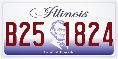 IL license plate B251824