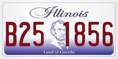 IL license plate B251856