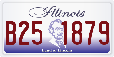 IL license plate B251879