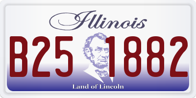 IL license plate B251882