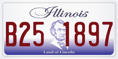 IL license plate B251897