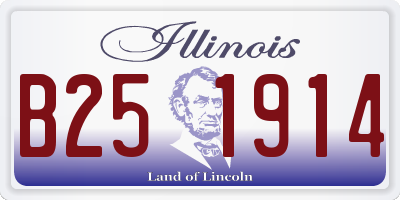 IL license plate B251914