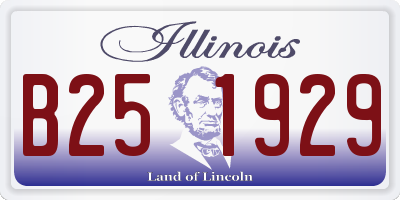IL license plate B251929