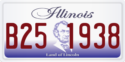 IL license plate B251938