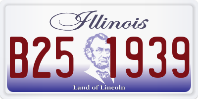 IL license plate B251939