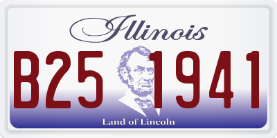 IL license plate B251941
