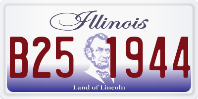 IL license plate B251944