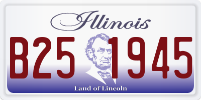 IL license plate B251945