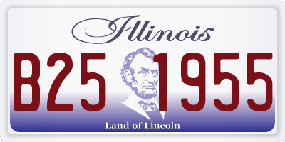 IL license plate B251955