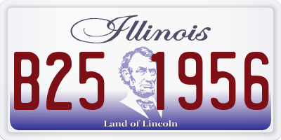 IL license plate B251956