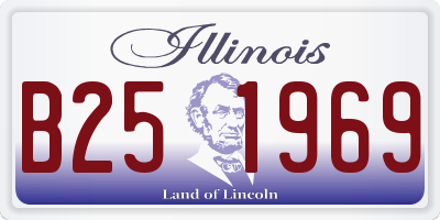 IL license plate B251969