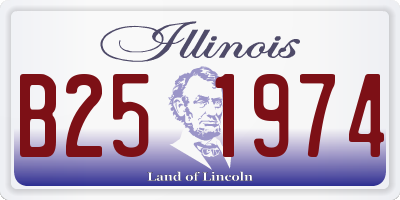 IL license plate B251974