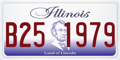 IL license plate B251979