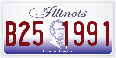 IL license plate B251991