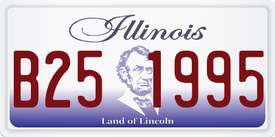 IL license plate B251995