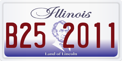 IL license plate B252011