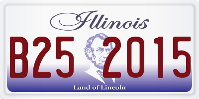 IL license plate B252015