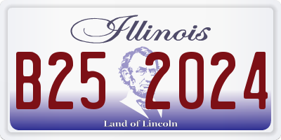 IL license plate B252024