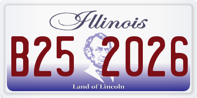 IL license plate B252026