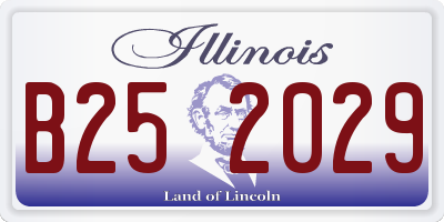 IL license plate B252029