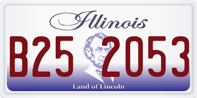 IL license plate B252053