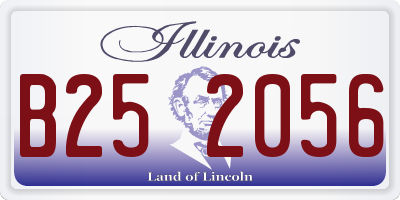 IL license plate B252056
