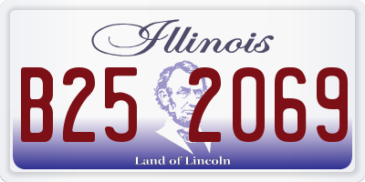 IL license plate B252069