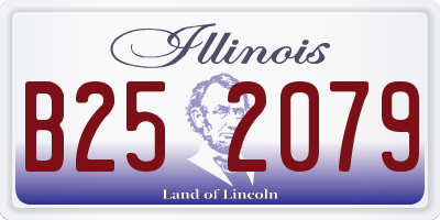 IL license plate B252079