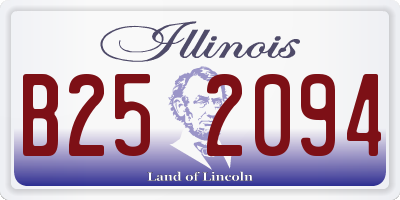 IL license plate B252094