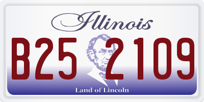 IL license plate B252109