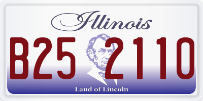 IL license plate B252110