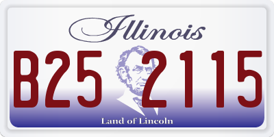 IL license plate B252115