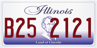 IL license plate B252121