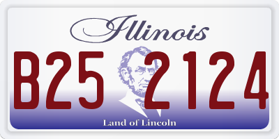 IL license plate B252124