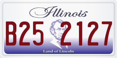 IL license plate B252127