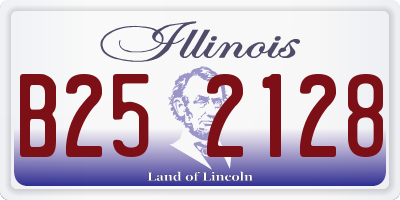 IL license plate B252128