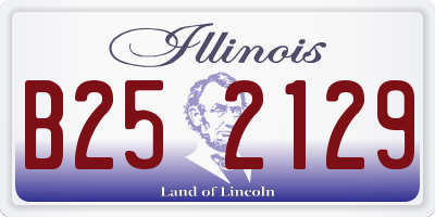 IL license plate B252129