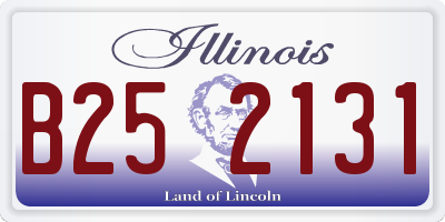 IL license plate B252131