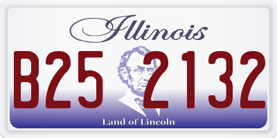IL license plate B252132