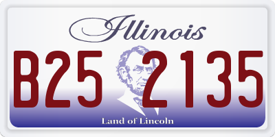 IL license plate B252135