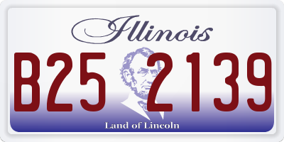 IL license plate B252139