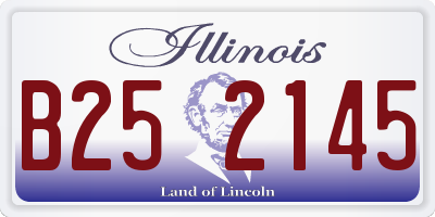 IL license plate B252145