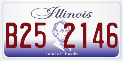 IL license plate B252146