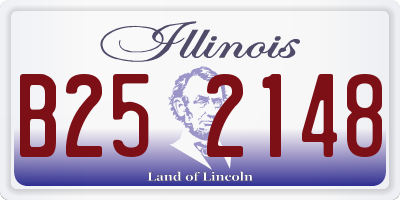 IL license plate B252148