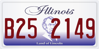 IL license plate B252149