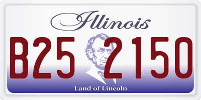IL license plate B252150