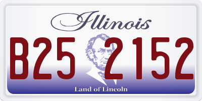 IL license plate B252152