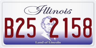 IL license plate B252158