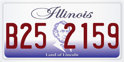 IL license plate B252159