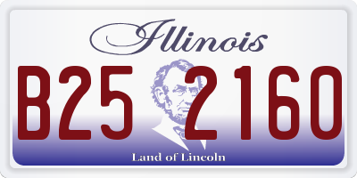 IL license plate B252160